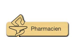 badge de pharmacienne